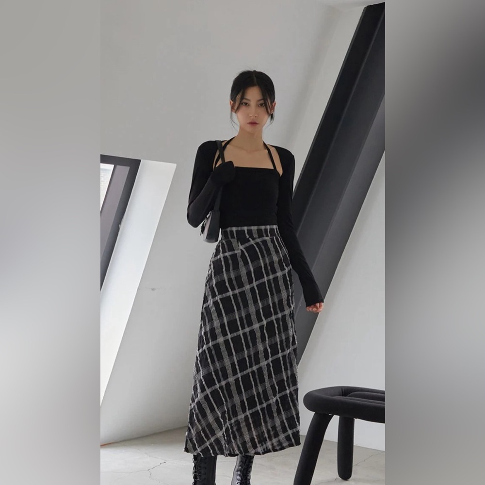 Two piece top and maxi skirt